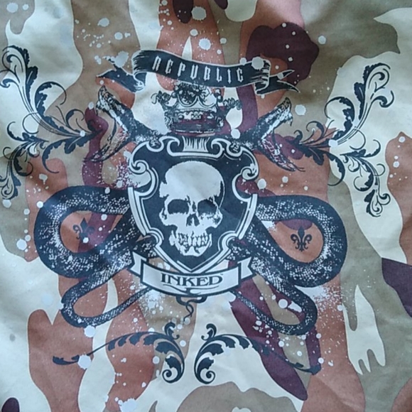 Men's Inked camo boardshorts/swim trunks size 36 - Picture 2 of 12